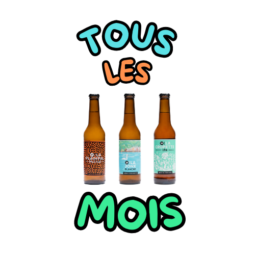 Abonnement 1 carton de 20 bières livré chaque mois.