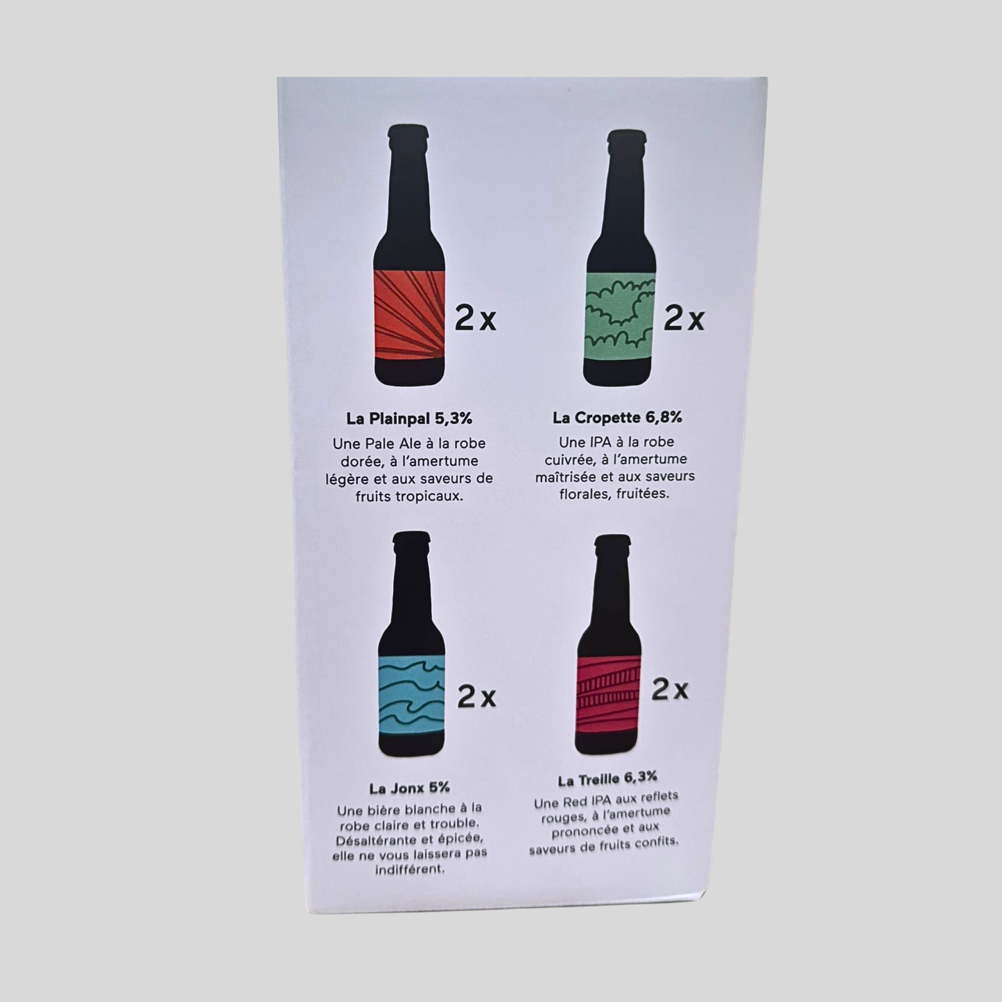 Coffret 8 bières + décapsuleur